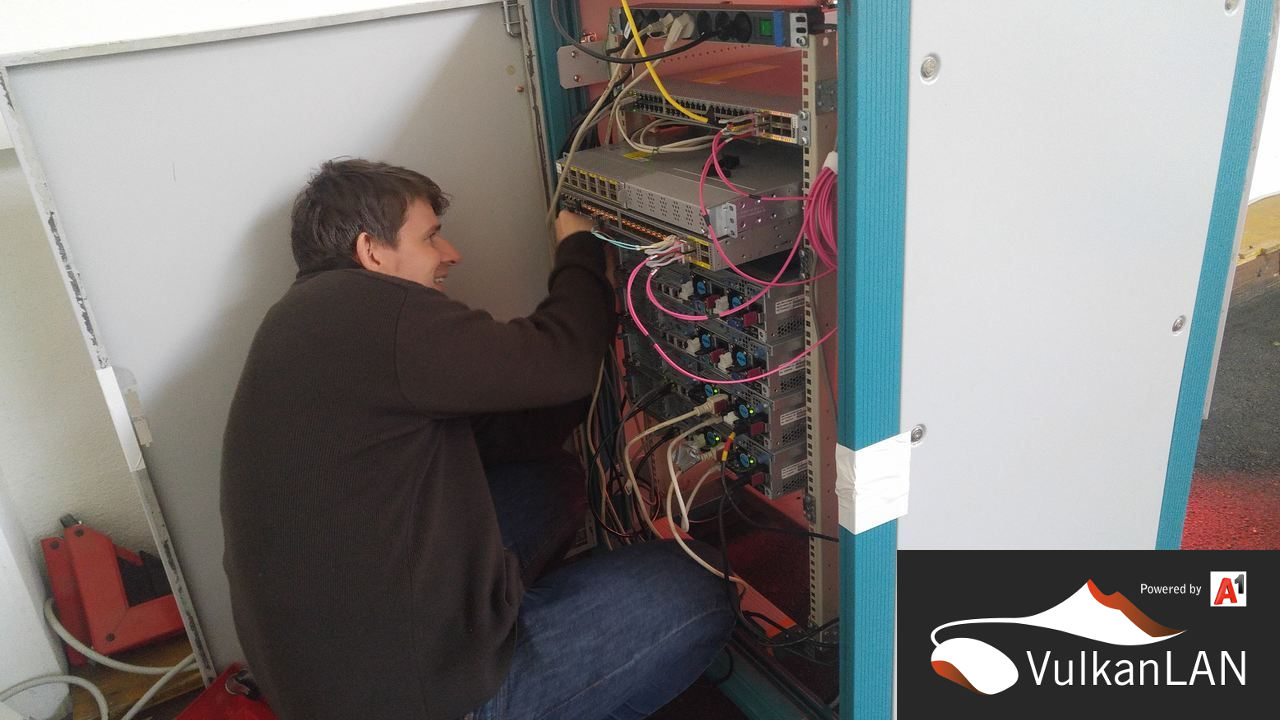 46.VulkanLAN Aufbau Tag1 u 2 20181022 165329